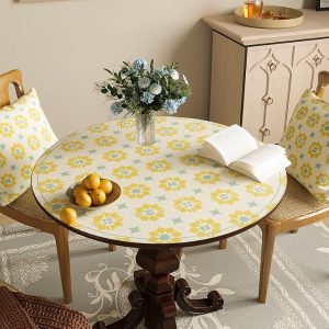Toile cirée vert anis