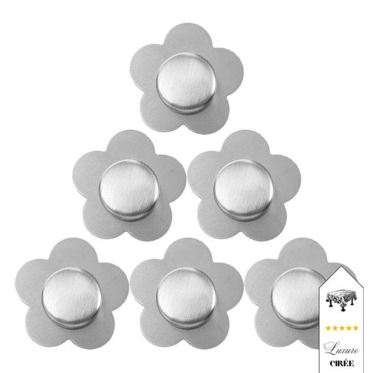 Nizirioo 8 Pièces Poids de Nappe Lourd Poids Pince Nappe, Inoxydable Magnétique Poids pour Nappe pour Camping, Mariage, Jardin, Pique-Nique Pince Nappe Exterieur