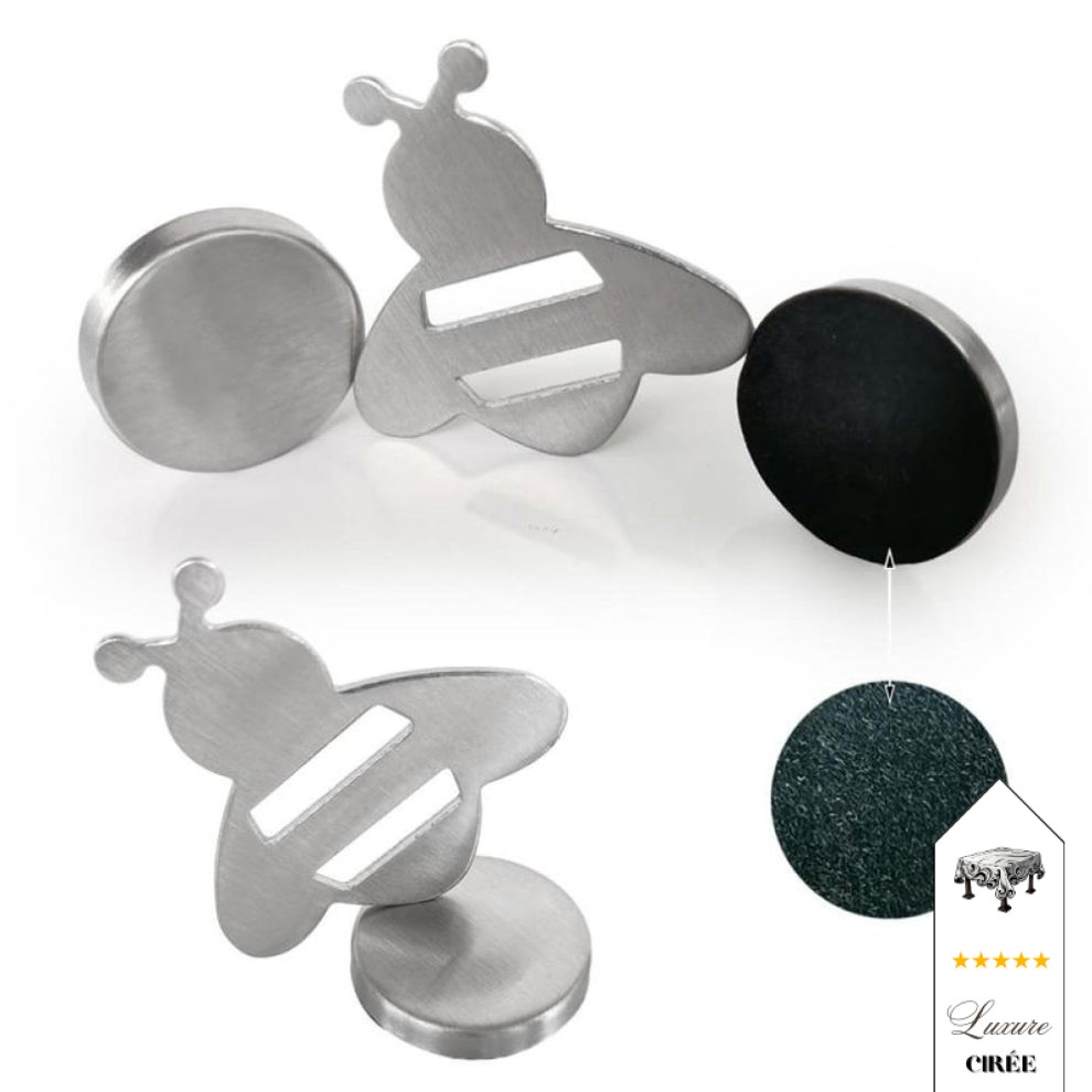 LUNEKUCK 8 Pcs Poids De Nappe Magnétiques Papillon 53g - Acier Inoxydable Pour Table Extérieure