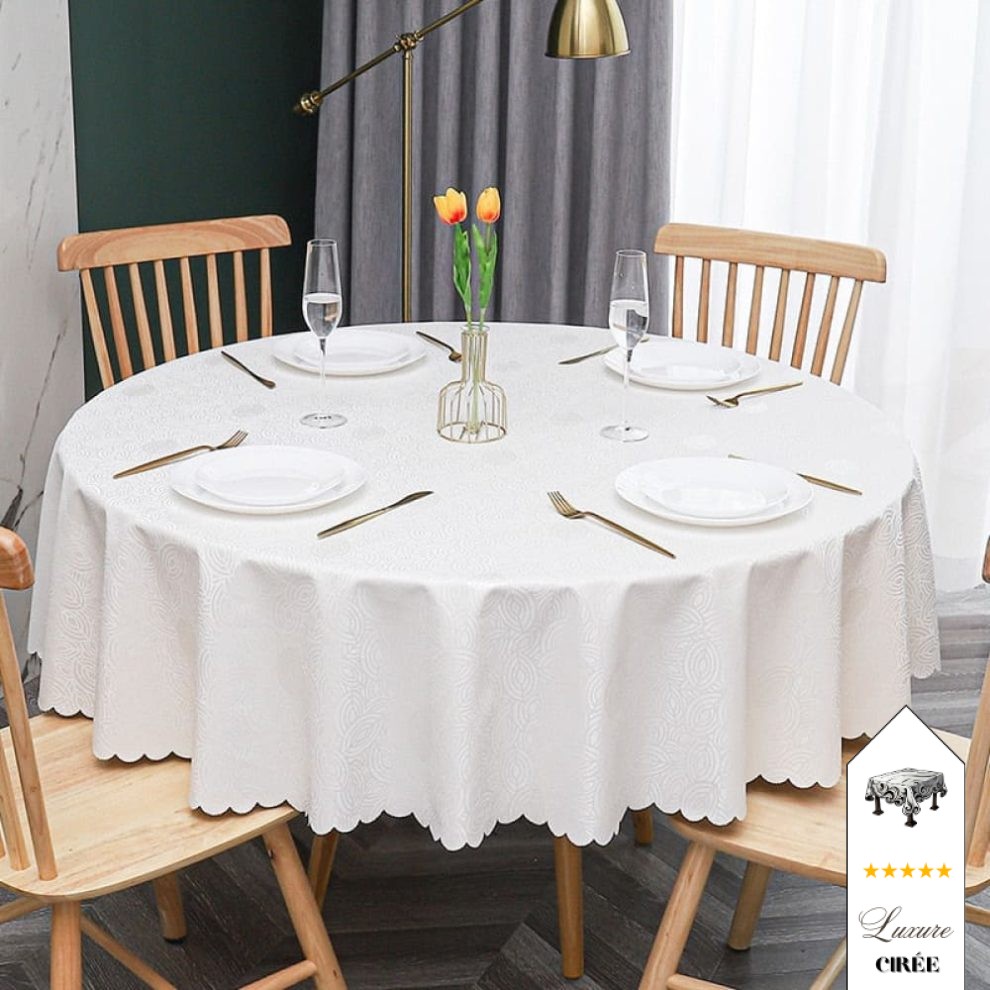 Toile Cire Ronde 180null