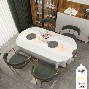 nappe ovale toile cirée motifs