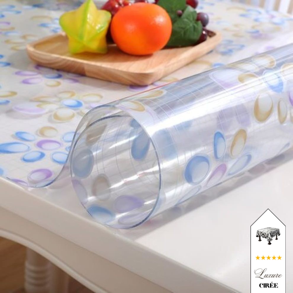 Toile Cire Transparente Paisse