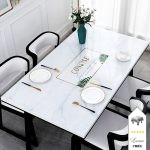 Nappe verre souple marbre gris
