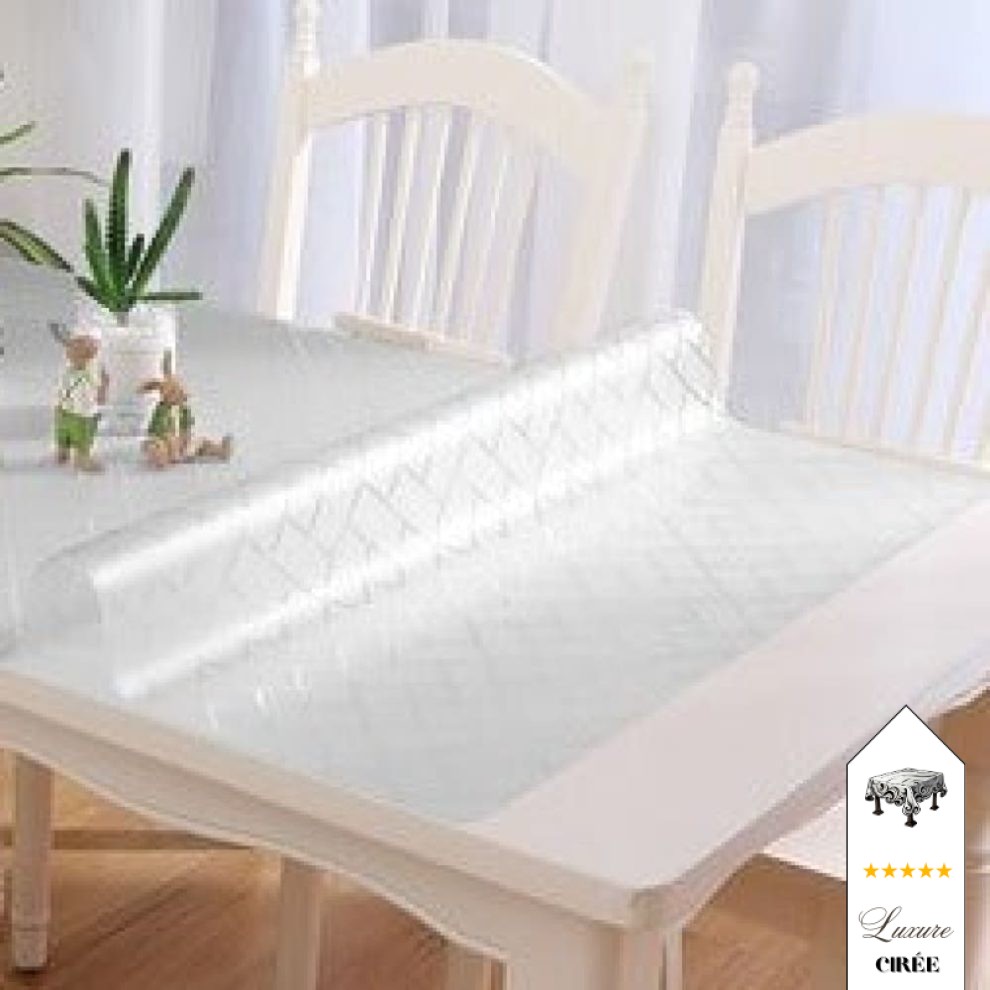 Toile Cire Transparente Paisse