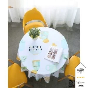 Toile cirée avec citron