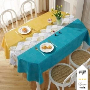 Toile cirée bulgomme table ovale