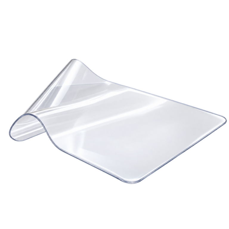 Illustration détourée d’une toile cirée transparente